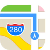 Route mit Apple Karten