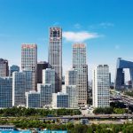 Landscape of modern city