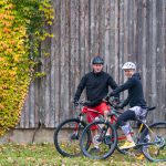 Lars & Britta beim Fahrradfahren