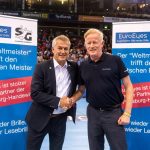 Dr. Jørgensen mit SG Flensburg Geschäftsführer Dierk Schmäschke