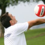 Jan T. beim Volleyball