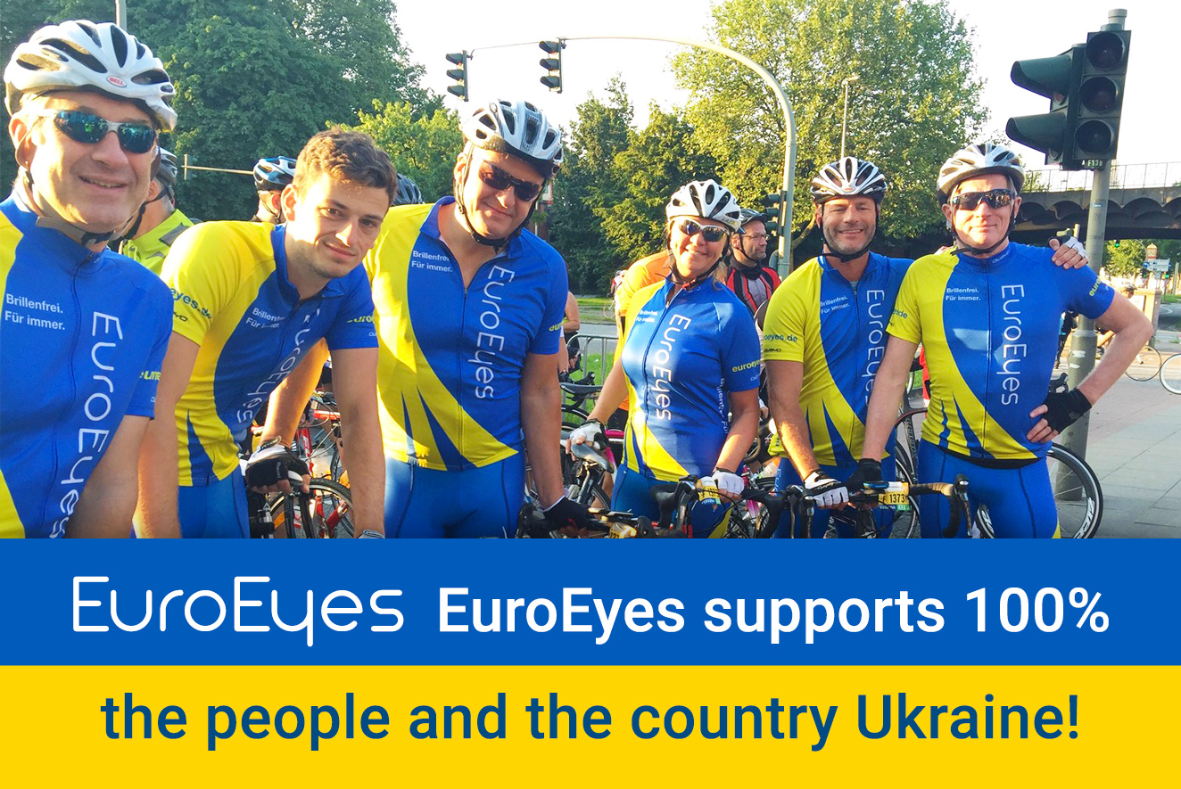 EuroEyes unterstützt zu 100% das Volk und das Land Ukraine!