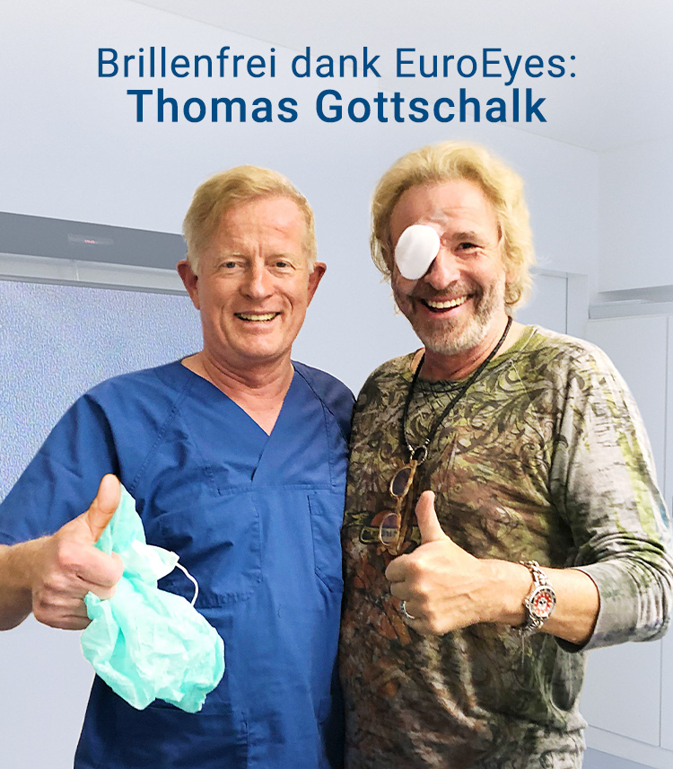 Brillenfrei dank EuroEyes: Thomas Gottschalk