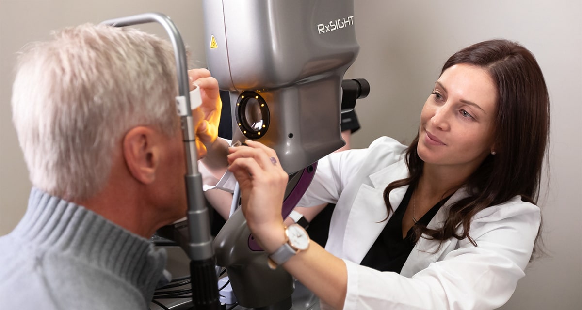 Light Adjustable Lens nachjustierung