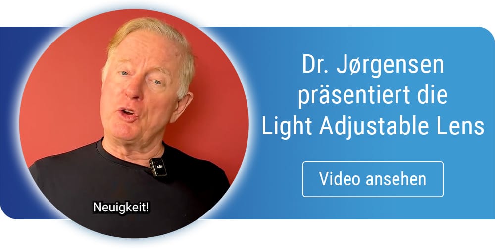 Dr. Jørgensen präsentiert die Light Adjustable Lens