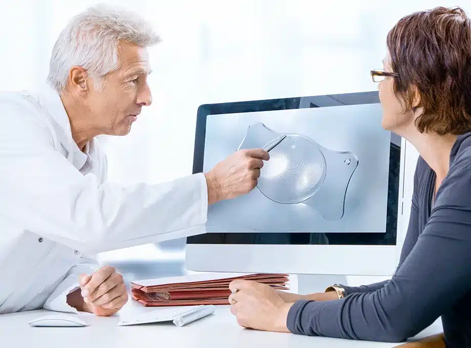 steps behandlungsablauf beratung linse