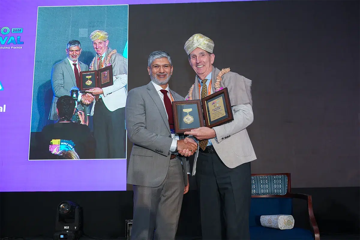 Prof Michael Knorz erhaelt KR Murthy Oration Award 2026