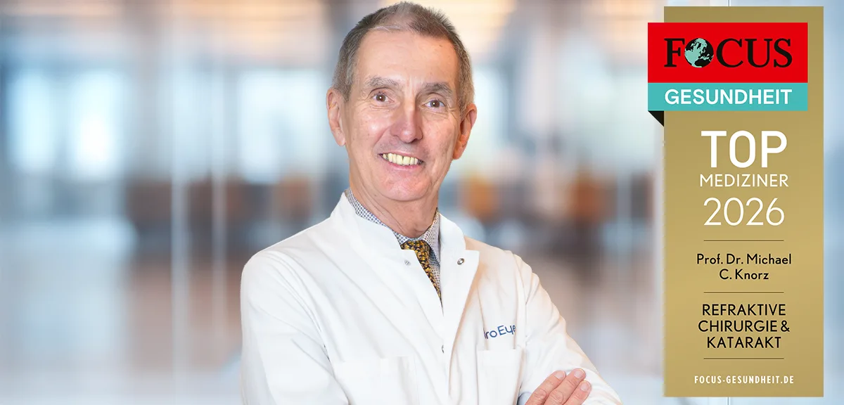 Professor Dr Michael C Knorz portrait top mediziner