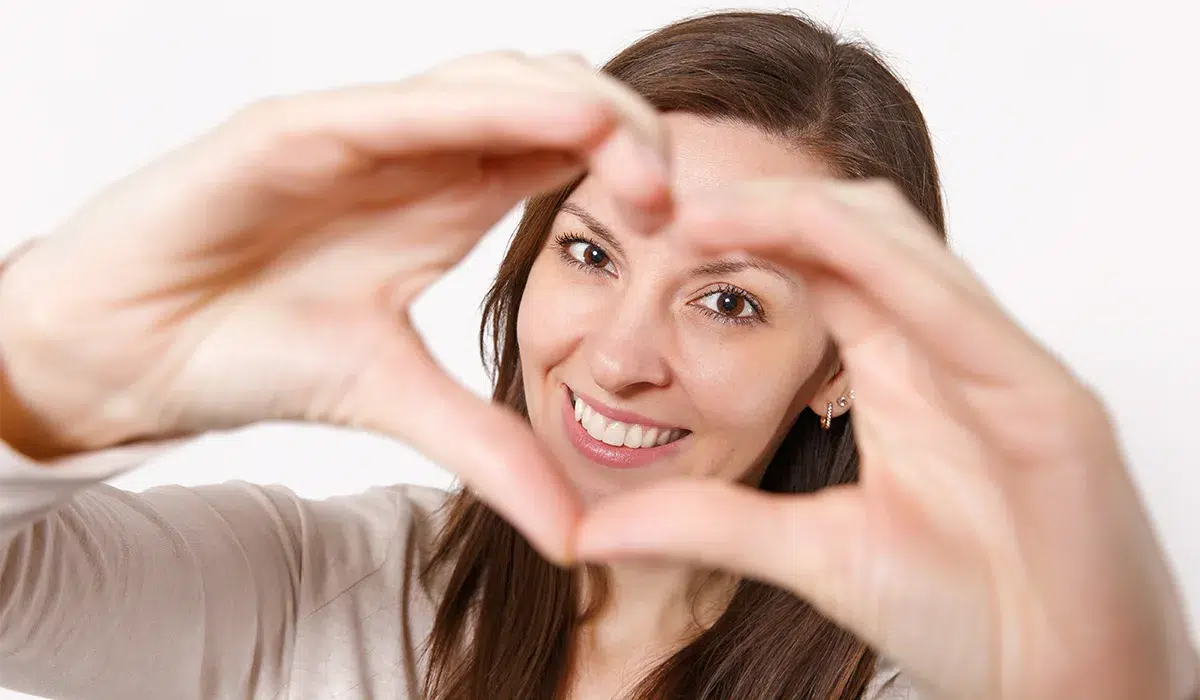 Glückliche Patientin - Augenlasern tut nicht weh