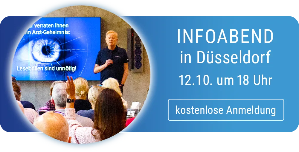 Infoabend zum Thema NIE WIEDER BRILLE in Düsseldorf