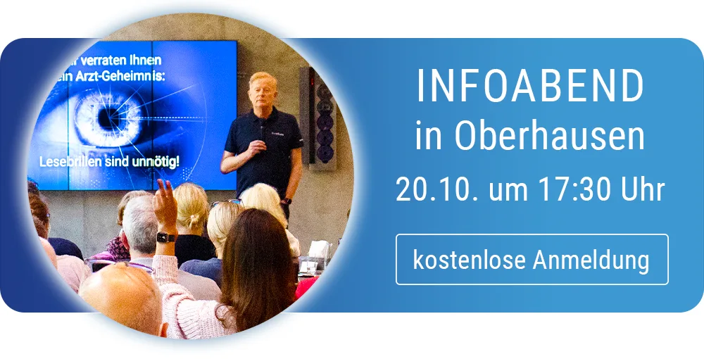 Infoabend zum Thema NIE WIEDER BRILLE in Oberhausen